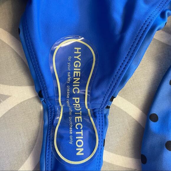 Lovers + Friends Cyan Swimsuit Bikini Bottom Midnight Dot Women’s XL NWT - Picture 9 of 10